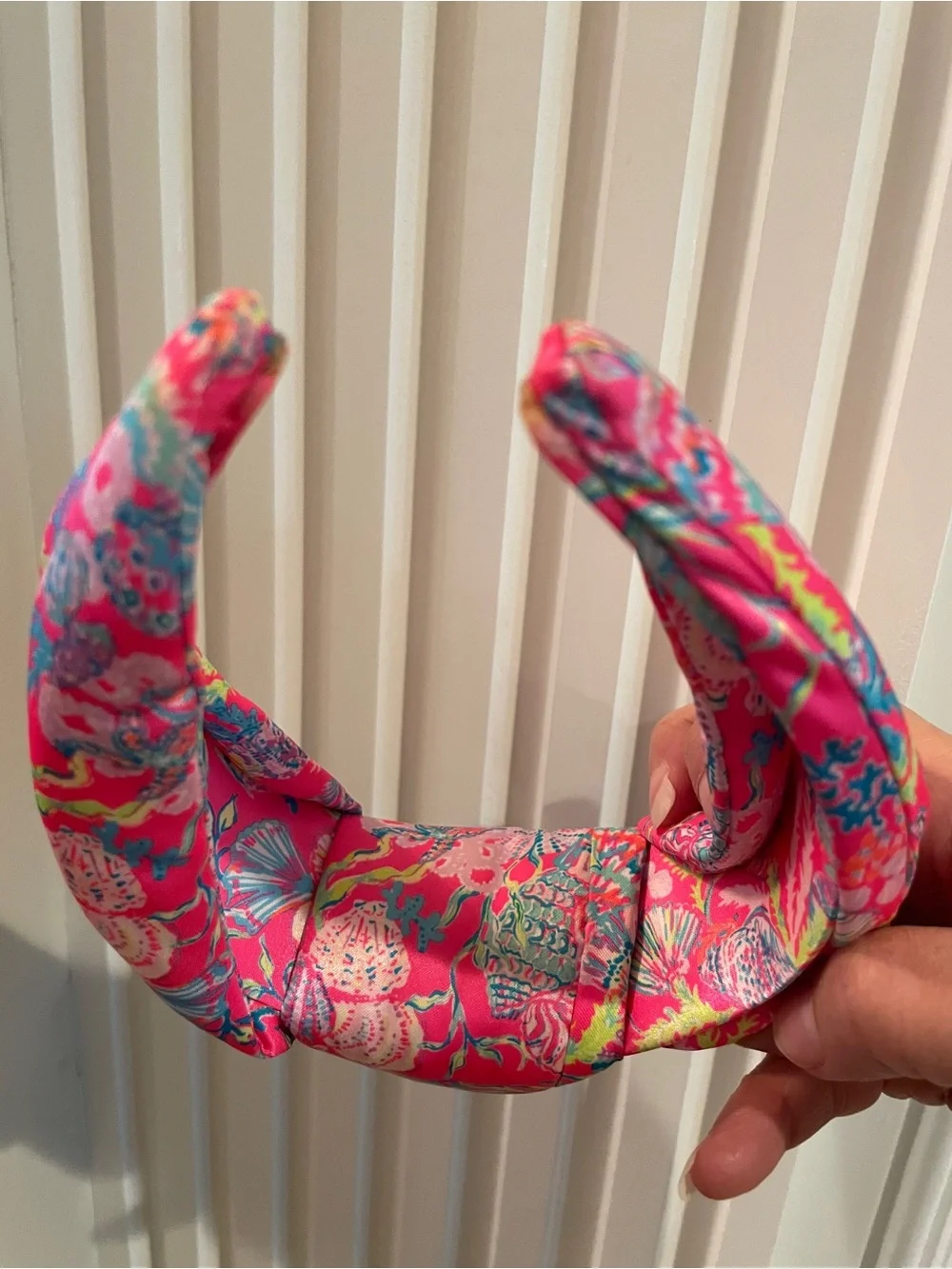 Lilly Pulitzer Pink Floral Padded Headband